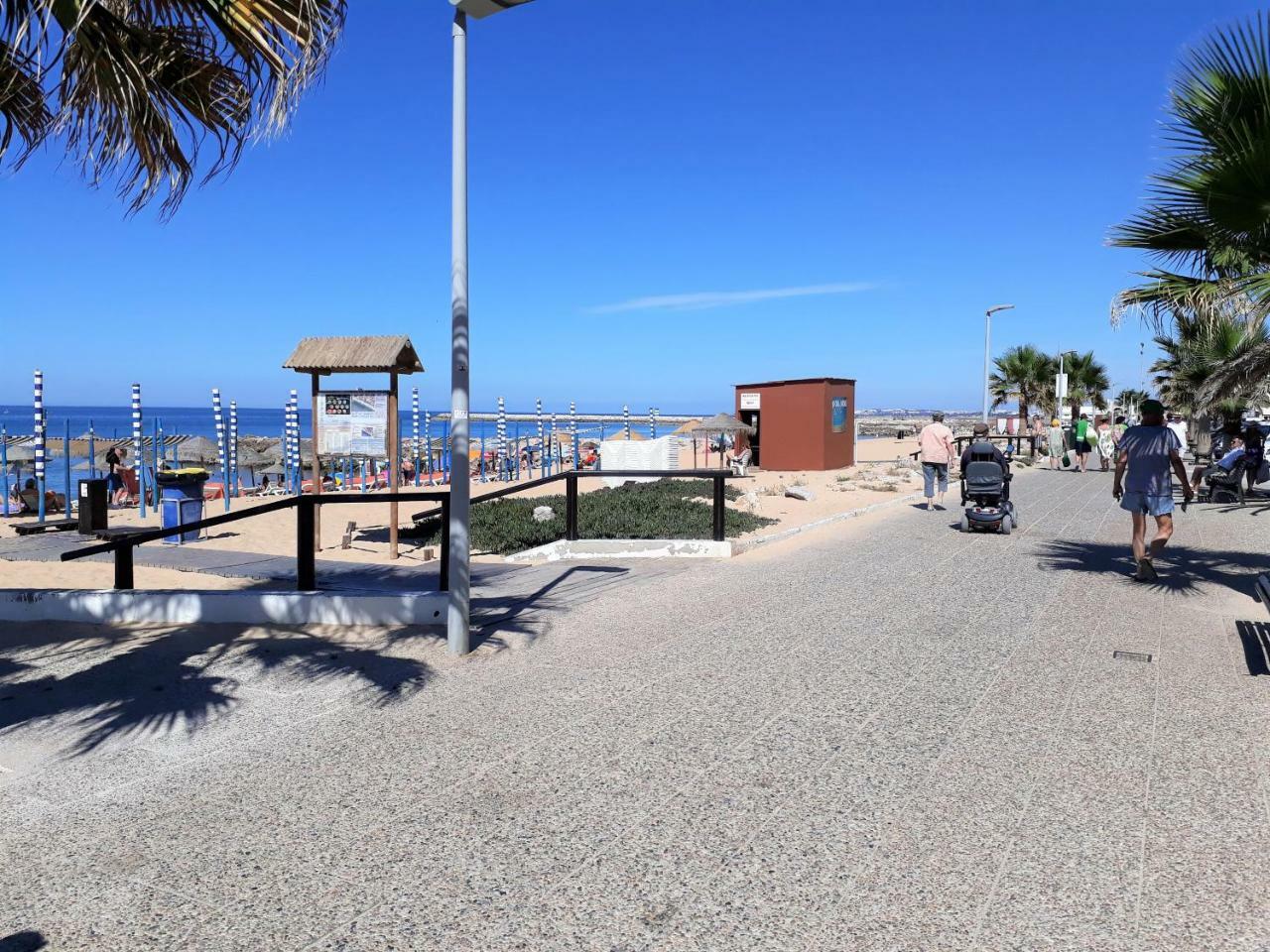 Abmar- Por-Do-Sol, Vista Mar, Remodelado, Wifi, 80Mt Praia Quarteira Exteriör bild