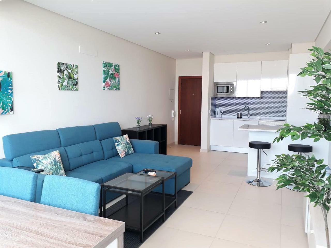 Abmar- Por-Do-Sol, Vista Mar, Remodelado, Wifi, 80Mt Praia Quarteira Exteriör bild