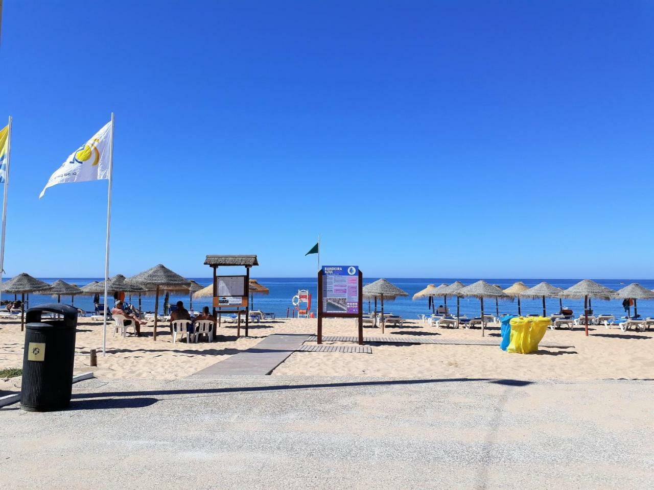 Abmar- Por-Do-Sol, Vista Mar, Remodelado, Wifi, 80Mt Praia Quarteira Exteriör bild