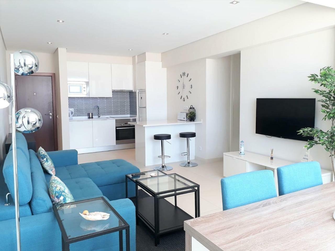 Abmar- Por-Do-Sol, Vista Mar, Remodelado, Wifi, 80Mt Praia Quarteira Exteriör bild